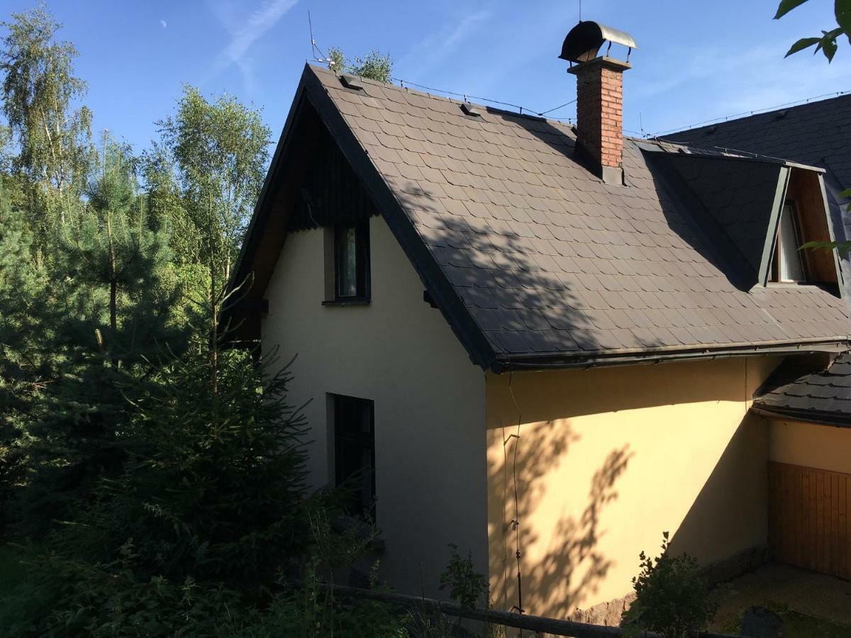 Samostatný mezonetový apartmán s dvěmi ložnicemi a vlastní krytou terasou a sdíleným bazénem Vila Rudník Exterior foto