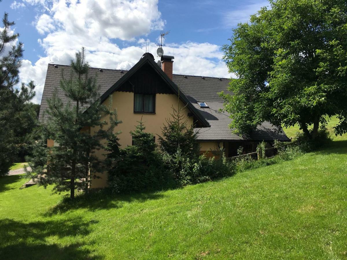 Samostatný mezonetový apartmán s dvěmi ložnicemi a vlastní krytou terasou a sdíleným bazénem Rudník Exterior foto